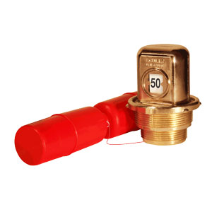 Scully Signal 03119 44" Depth Golden Gallon Gauge Reads In 2" Incremen