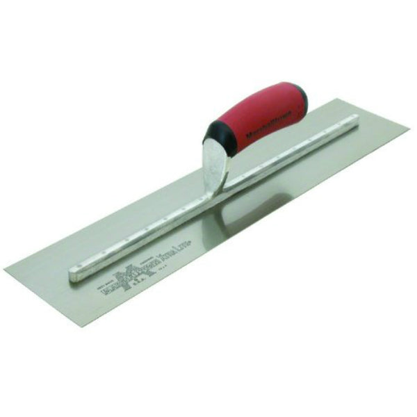 Marshalltown® 13273 Finishing Trowel with Curved  DuraSoft® Handle, 20" x 4"