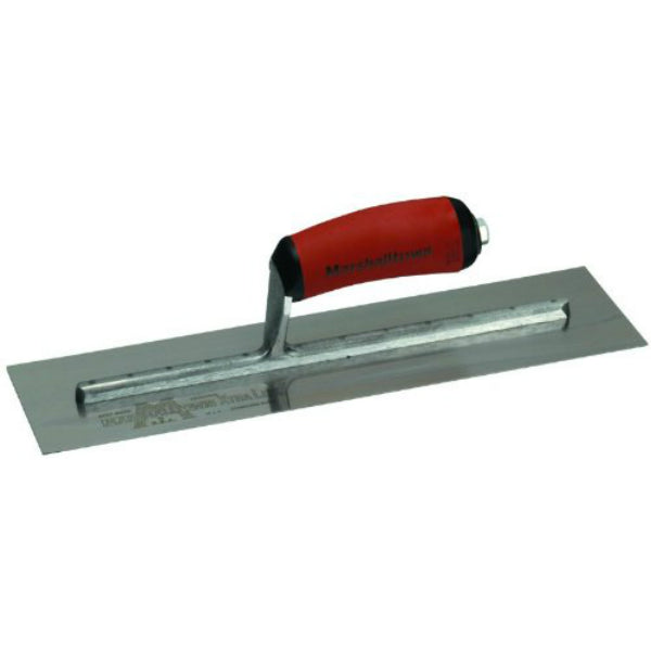 Marshalltown® 13269 Finishing Trowel with DuraSoft® Curved Handle, 18" x 4"