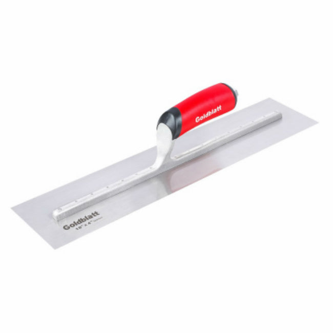 Goldblatt G06942 Finishing Trowel with Soft Grip Handle, 18" x 4"