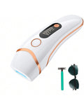 1pc White Household Depilator With 9 Levels Of Intensity, Automatic And Manual Working Modes