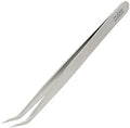 Rubis Volume Rush Stainless Steel Eyelash Tweezers with Angled Tips for Attaching False Eyelashes, 1KVR02,Rubis Switzerland Swiss Made World Renowned Precision