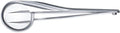 Victorinox Rubis Professional Tweezers with Magnifier, Surgical Stainless Steel, Swiss Made, 9,5cm, ingrown hair, can be sterilized