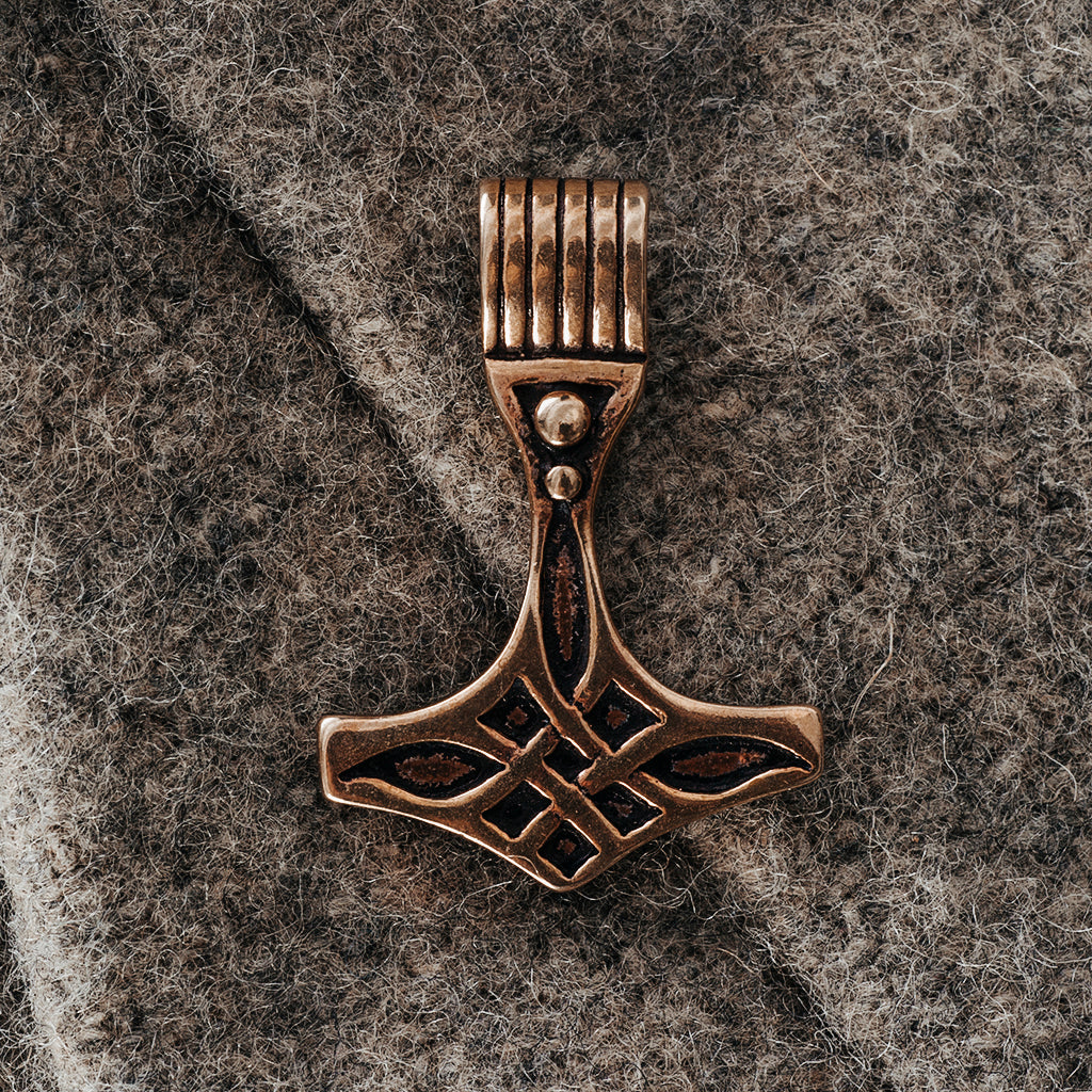 Sleek Thor's Hammer, Bronze
