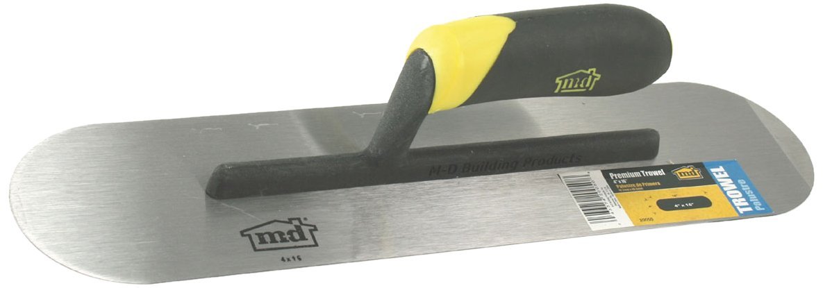 M-D Building Products 20050 Pool Finishing Trowel, 4" x 16"