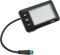 RiToEasysports Electric Bicycle Display, 36V 48V LCD GD01 Display 5 Pin Waterproof Plug for 22.2mm Handlebar Ebike Display
