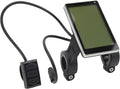 Ebike Display, 6 Pin E Scooter M5 LCD Panel Screen, 24V 36V 48V 60V Waterproof Electric Bike Motor Display, Electric Bike Accessories for 31.8 22.2mm Handlebar Electric Bikes