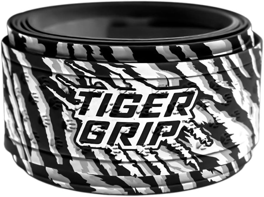 Bat Wrap/Bat Tape for Baseball and Softball - 1.1mm - Black Shadow(Blk and White)