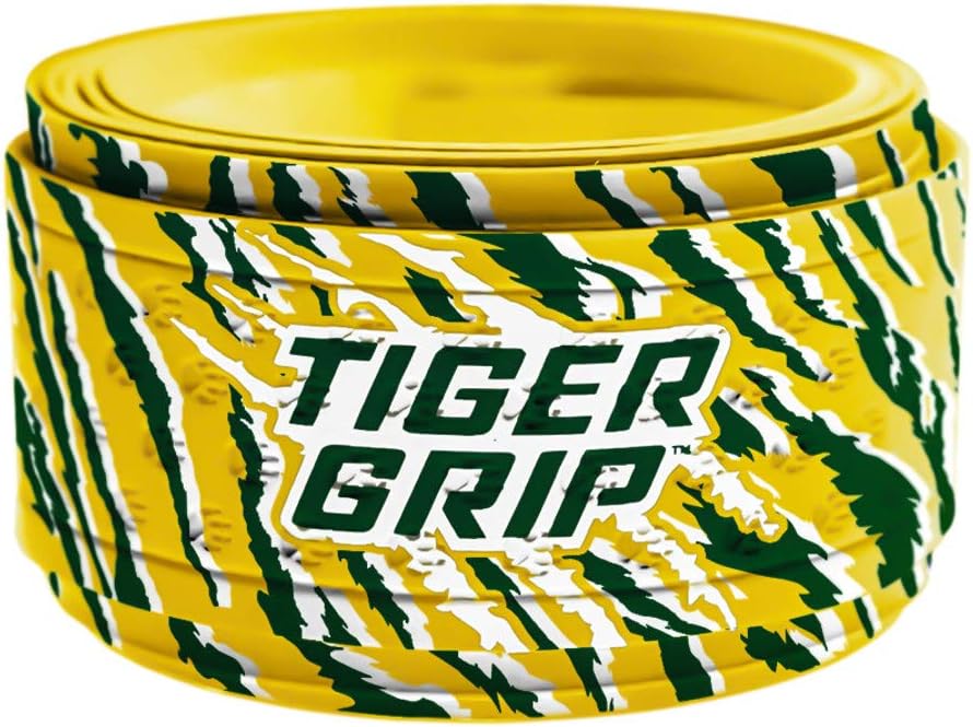 Bat Wrap/Bat Tape for Baseball and Softball - 0.5mm - Green Machine(Green,Amber,White)