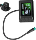 SUNGOOYUE Electric Bicycle Display, 24V 36V 48V LCD7C Color Screen Instrument Battery Display with Waterproof Connector