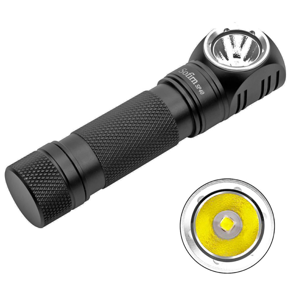 Sofirn SP40 Headlamp LED Cree XPL 18650 USB Rechargeable Head lamp 1200lm Bright Outdoor Fishing Headlight Magnet Tail Cap