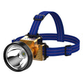 PRETXORVE Super Bright Rechargeable High-Power Headlights, Gold Outdoor Camping Headlights, Long-Range Electric Display Fishing Lights