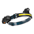 Rechargeable Motion Sensor Head Lamp 6 Light Modes COB XPG Head Light Torch Flashlight 270¡ã Beam IPX5 Waterproof for Fishing Running Camping Hiking - Black
