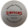 Simpsons Cafe Latte Shaving Cream (4.2oz)