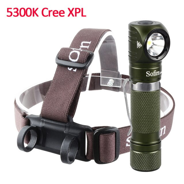 Sofirn SP40 Headlamp LED Cree XPL 18650 USB Rechargeable Head lamp 1200lm Bright Outdoor Fishing Headlight Magnet Tail Cap