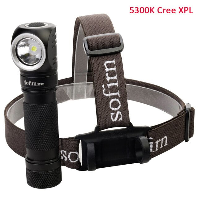 Sofirn SP40 Headlamp LED Cree XPL 18650 USB Rechargeable Head lamp 1200lm Bright Outdoor Fishing Headlight Magnet Tail Cap