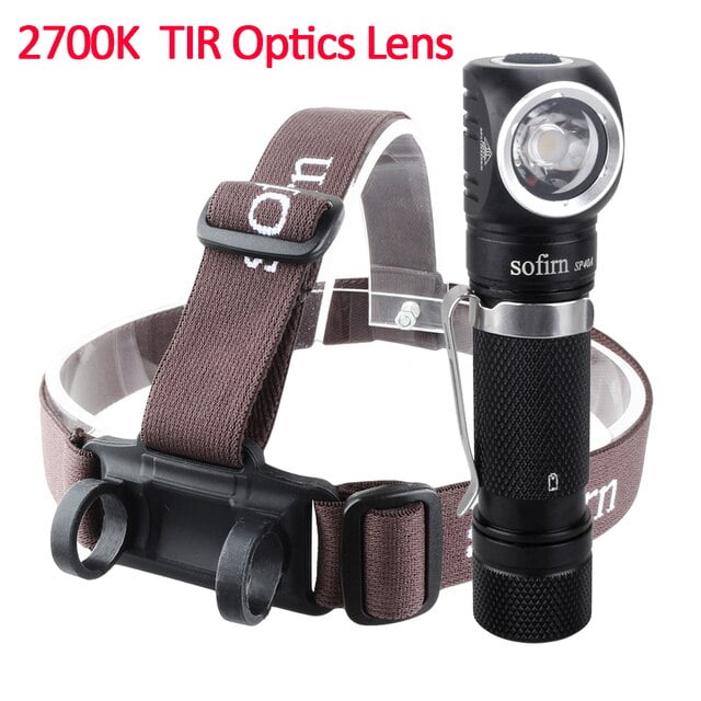 Sofirn SP40 Headlamp LED Cree XPL 18650 USB Rechargeable Head lamp 1200lm Bright Outdoor Fishing Headlight Magnet Tail Cap