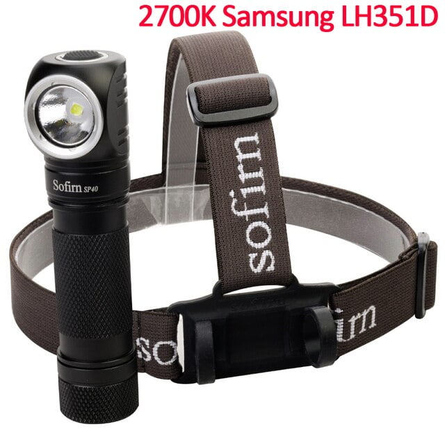 Sofirn SP40 Headlamp LED Cree XPL 18650 USB Rechargeable Head lamp 1200lm Bright Outdoor Fishing Headlight Magnet Tail Cap