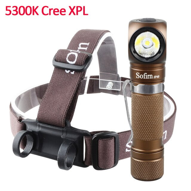 Sofirn SP40 Headlamp LED Cree XPL 18650 USB Rechargeable Head lamp 1200lm Bright Outdoor Fishing Headlight Magnet Tail Cap