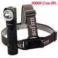 Sofirn SP40 Headlamp LED Cree XPL 18650 USB Rechargeable Head lamp 1200lm Bright Outdoor Fishing Headlight Magnet Tail Cap