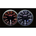 Prosport 52mm Fuel Pressure Gauge Premium White Pointer Clear Lens - Amber/White - Universal