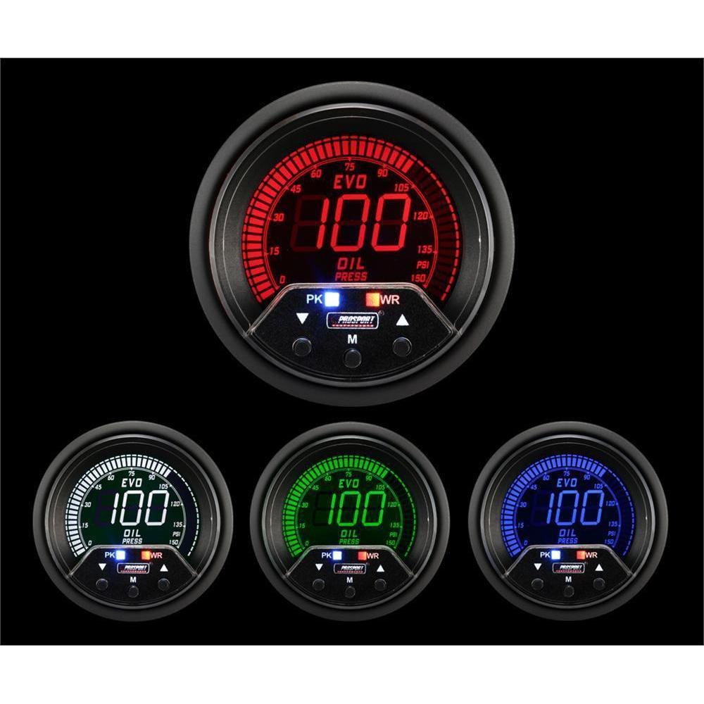 Prosport 52mm Premium Evo Electrical Oil Pressure Gauge - Universal