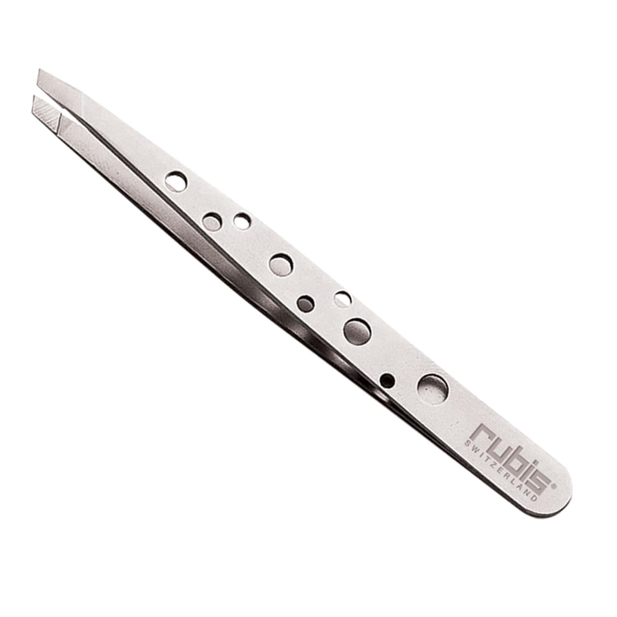 Tweezers Rubis Tweezers / Swiss / Slanted / 3.75"